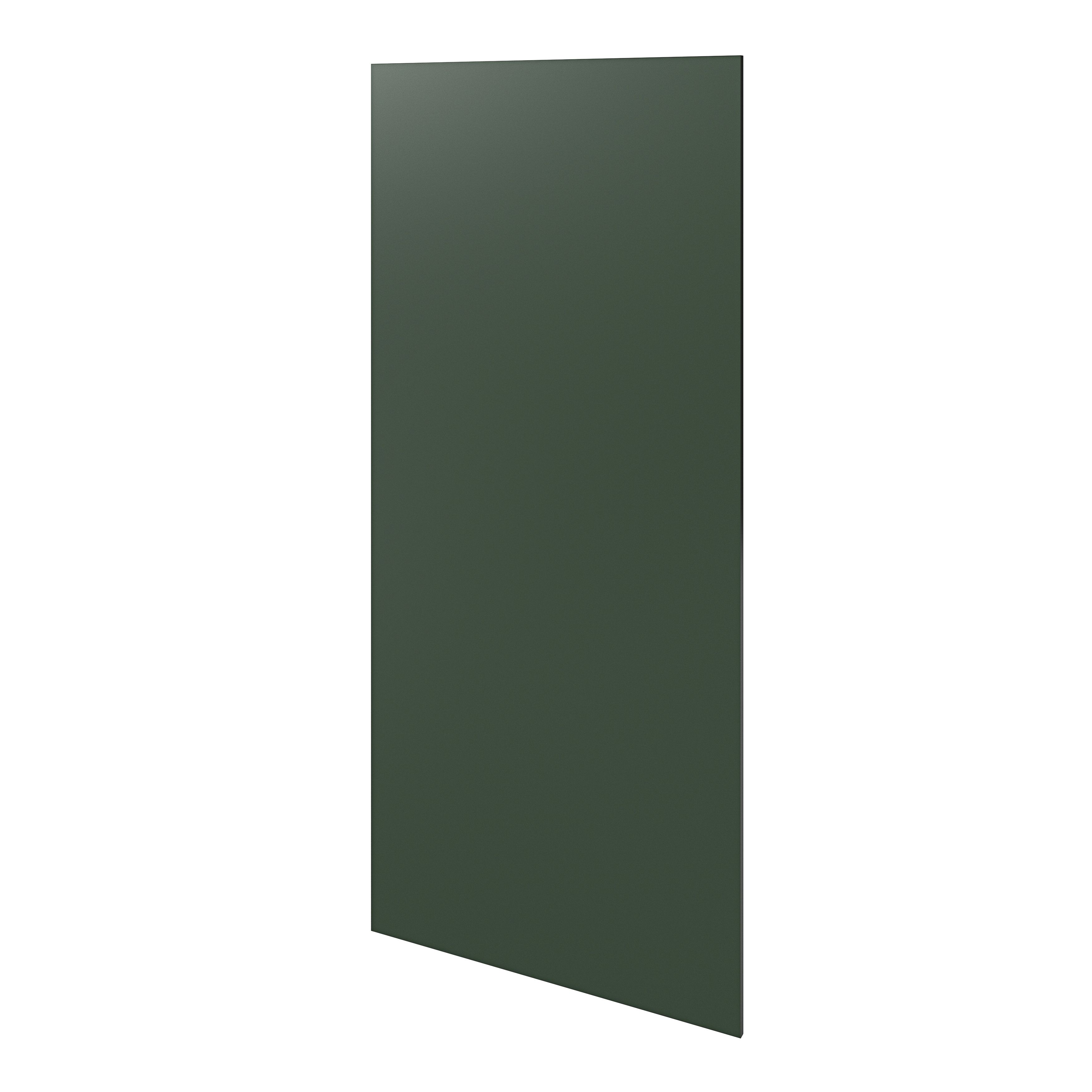GoodHome Artemisia Matt dark green shaker Breakfast bar back panel (H)890mm (W)2000mm