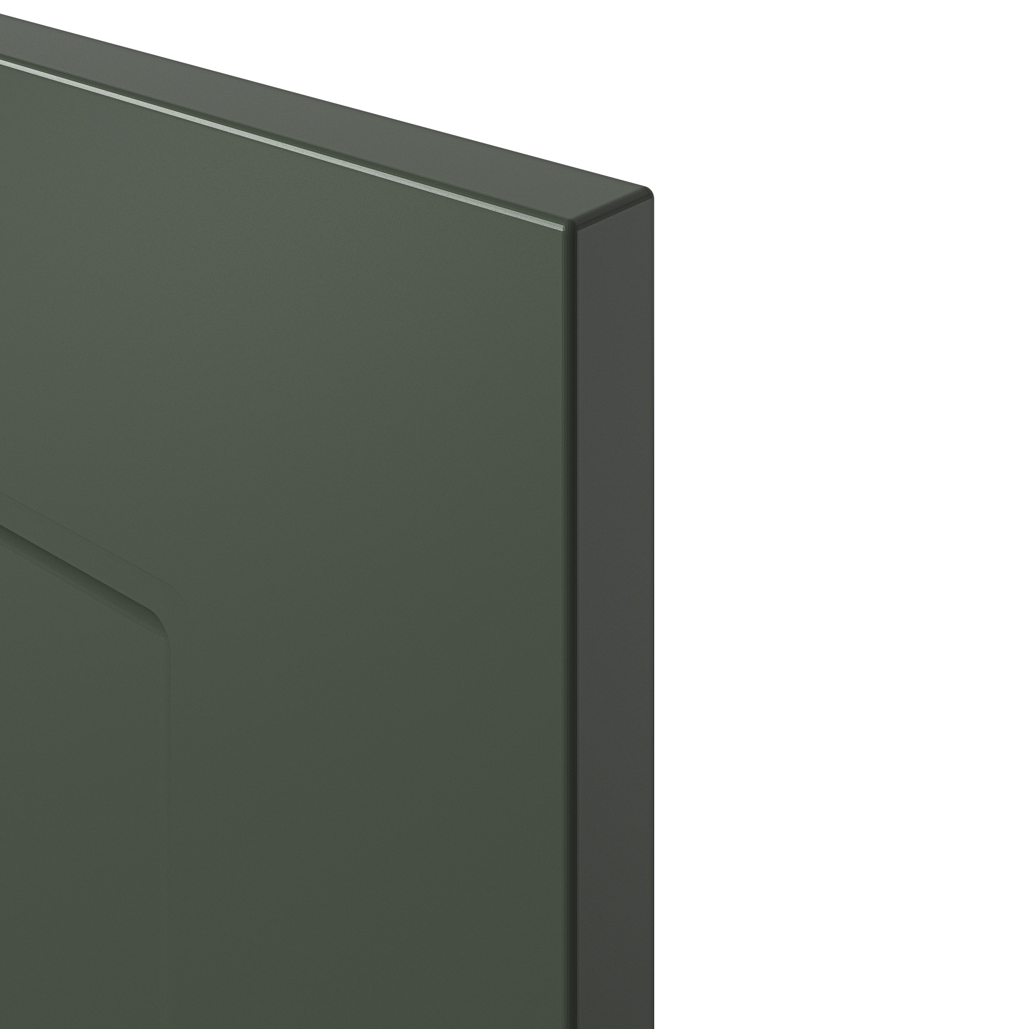 GoodHome Artemisia Matt dark green Shaker Drawer front, bridging door & bi-fold door 1000mm
