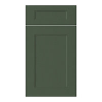 GoodHome Artemisia Matt dark green shaker Drawerline door & drawer front, (W)400mm (H)715mm (T)18mm