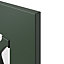 GoodHome Artemisia Matt dark green shaker Glazed Cabinet door (W)300mm (H)715mm (T)18mm