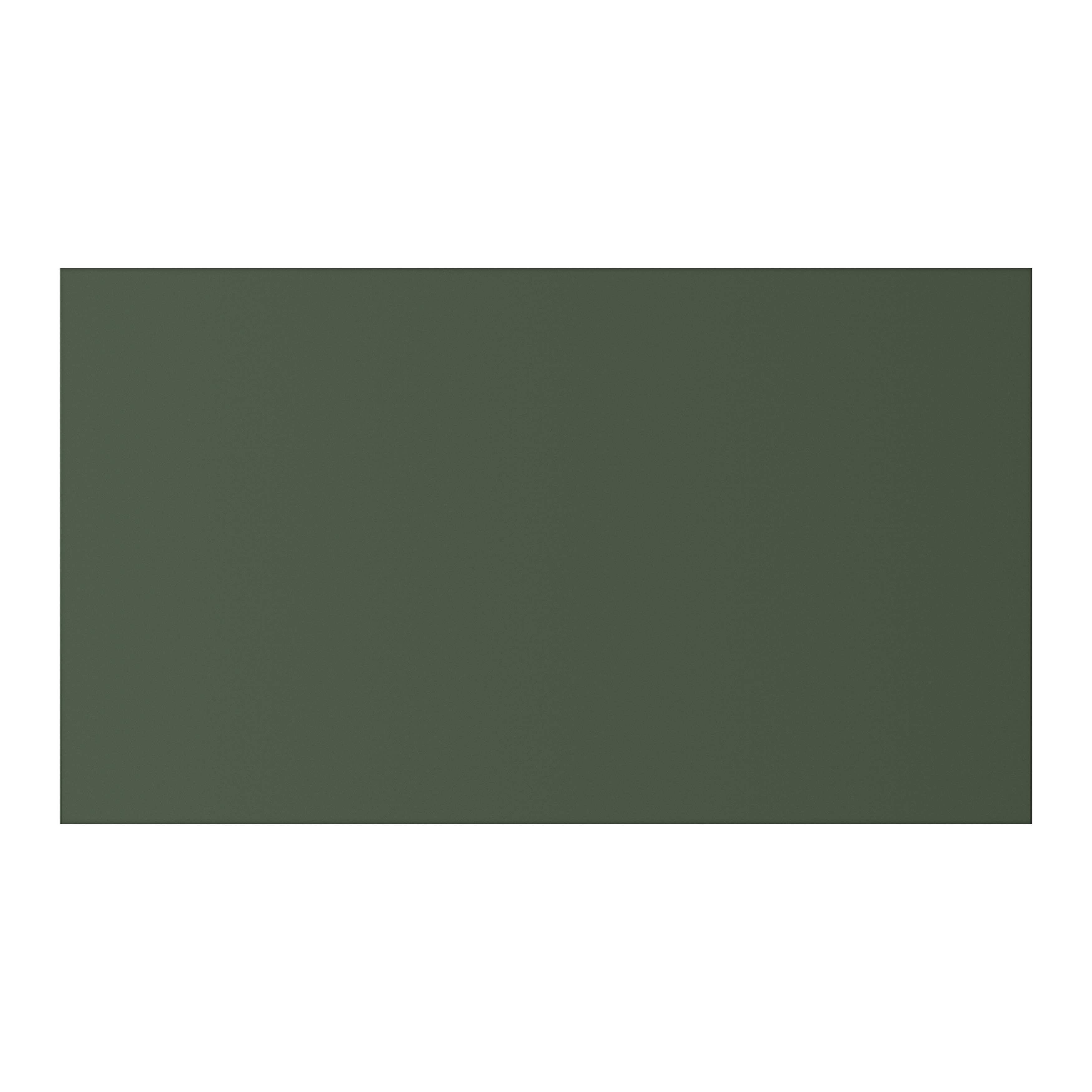 GoodHome Artemisia Matt dark green shaker Standard Base Drawer end panel (H)340mm (W)595mm