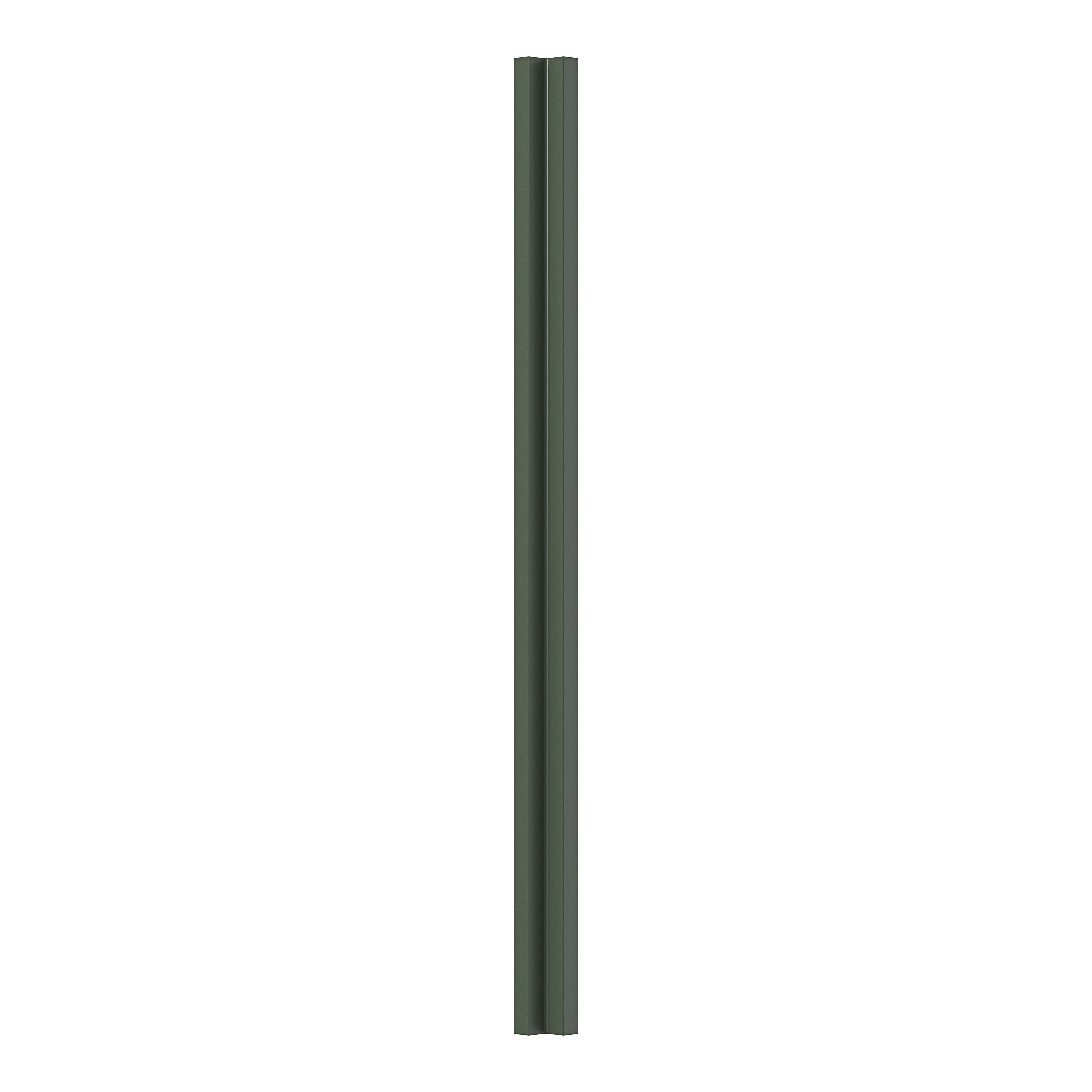 GoodHome Artemisia Matt dark green shaker Standard Corner post, (W)34mm (H)715mm