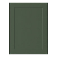 GoodHome Artemisia Matt dark green shaker Tall appliance Cabinet door (W)600mm (H)806mm (T)18mm