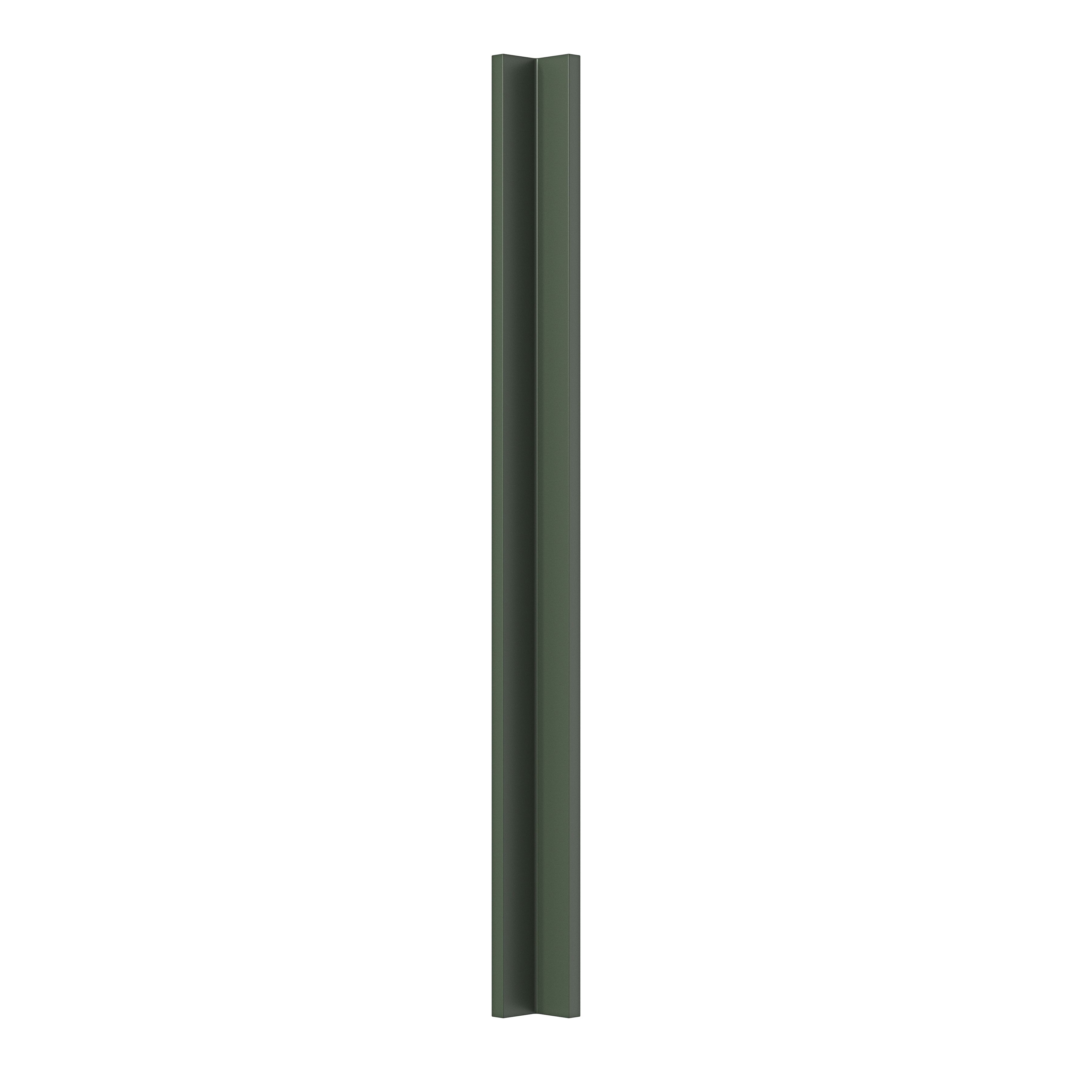 GoodHome Artemisia Matt dark green shaker Tall Wall corner post, (W)59mm (H)895mm
