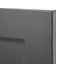 GoodHome Artemisia Matt graphite classic shaker Drawerline Cabinet door, (W)500mm (H)715mm (T)18mm