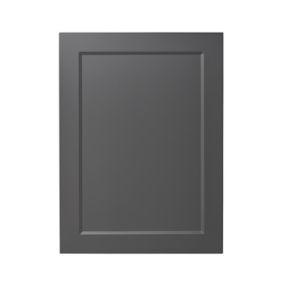 GoodHome Artemisia Matt graphite classic shaker Tall appliance Cabinet door (W)600mm (H)806mm (T)18mm