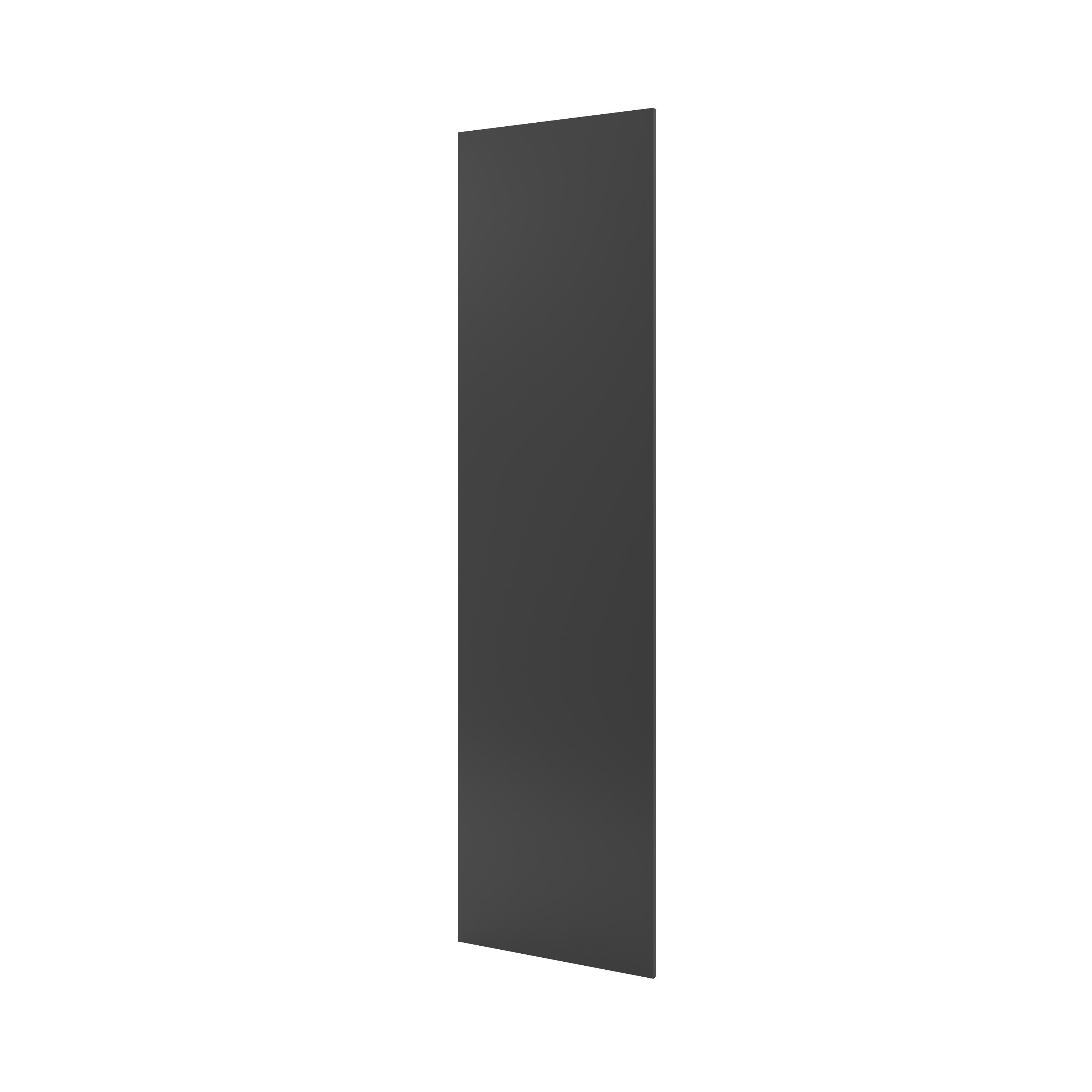 GoodHome Artemisia Matt graphite classic shaker Tall End panel (H)2190mm (W)570mm, Set