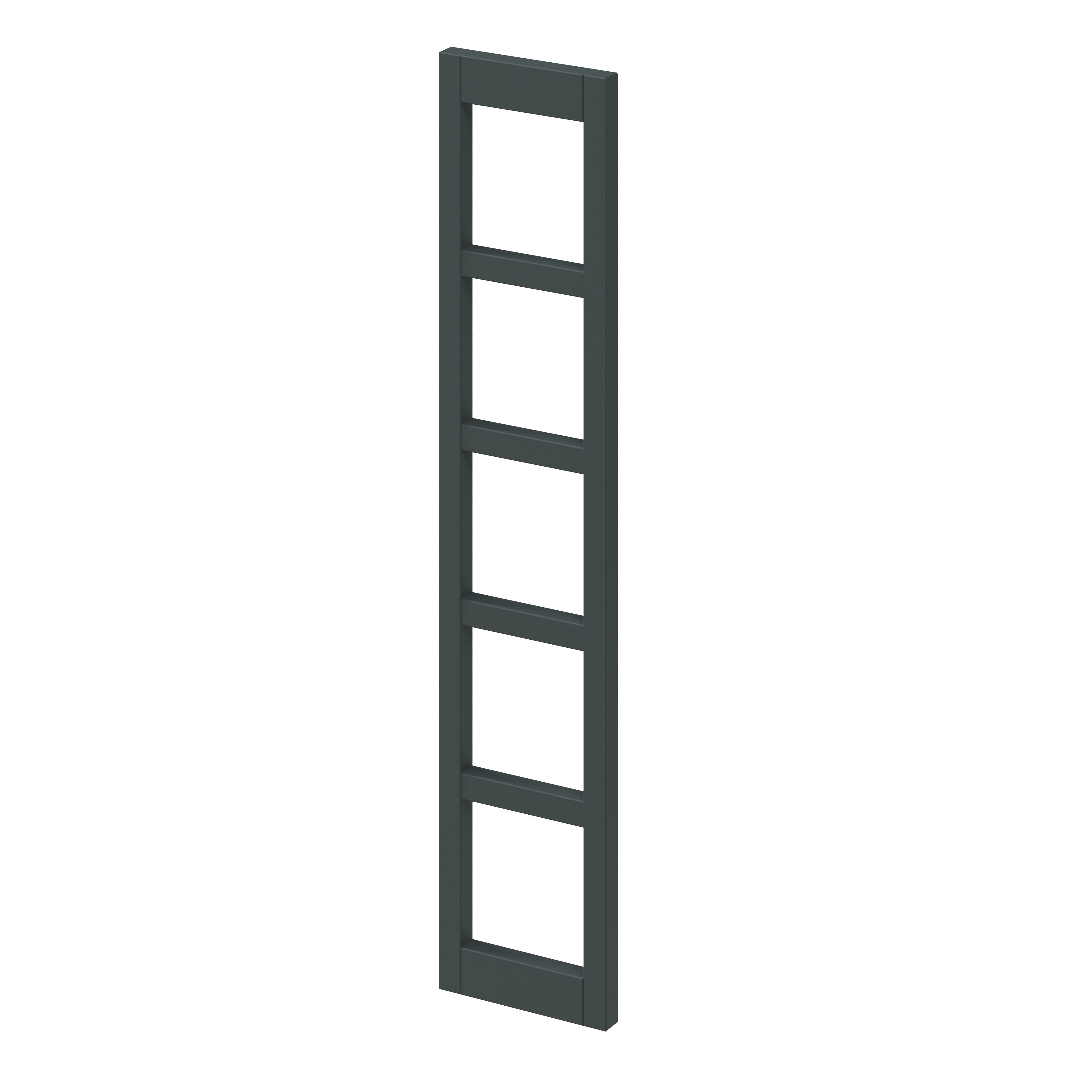 GoodHome Artemisia Matt Green Wine rack fascia, (H)715mm (W)147mm