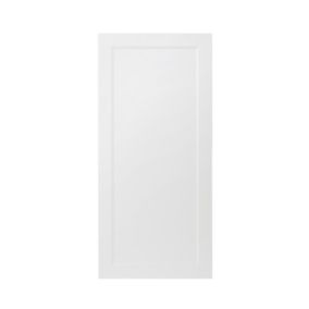 GoodHome Artemisia Matt white classic shaker 70:30 Larder Cabinet door (W)600mm (H)1287mm (T)18mm