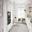 GoodHome Artemisia Matt white classic shaker Appliance Cabinet door (W)600mm (H)687mm (T)18mm