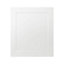 GoodHome Artemisia Matt white classic shaker Appliance Cabinet door (W)600mm (H)687mm (T)18mm
