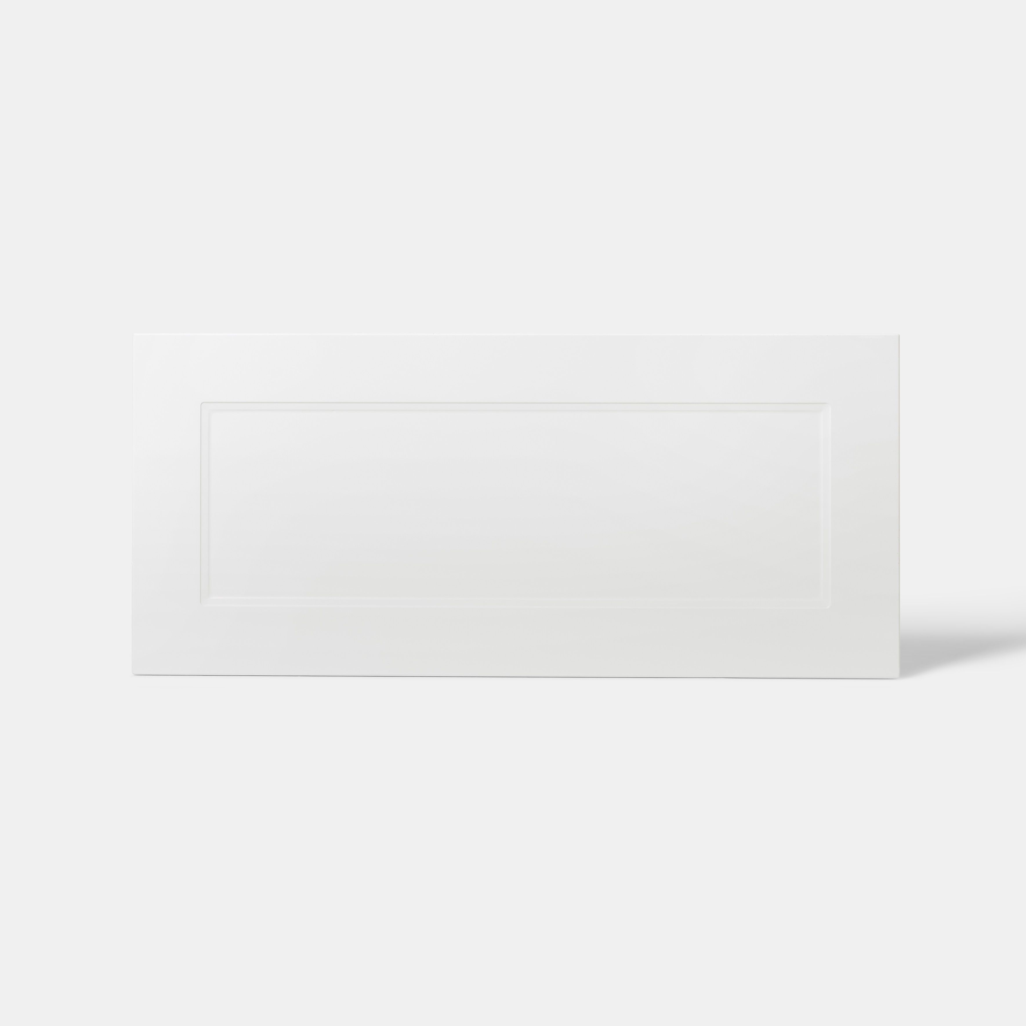 GoodHome Artemisia Matt white classic shaker Drawer front, bridging door & bi fold door, (W)800mm (H)356mm (T)18mm