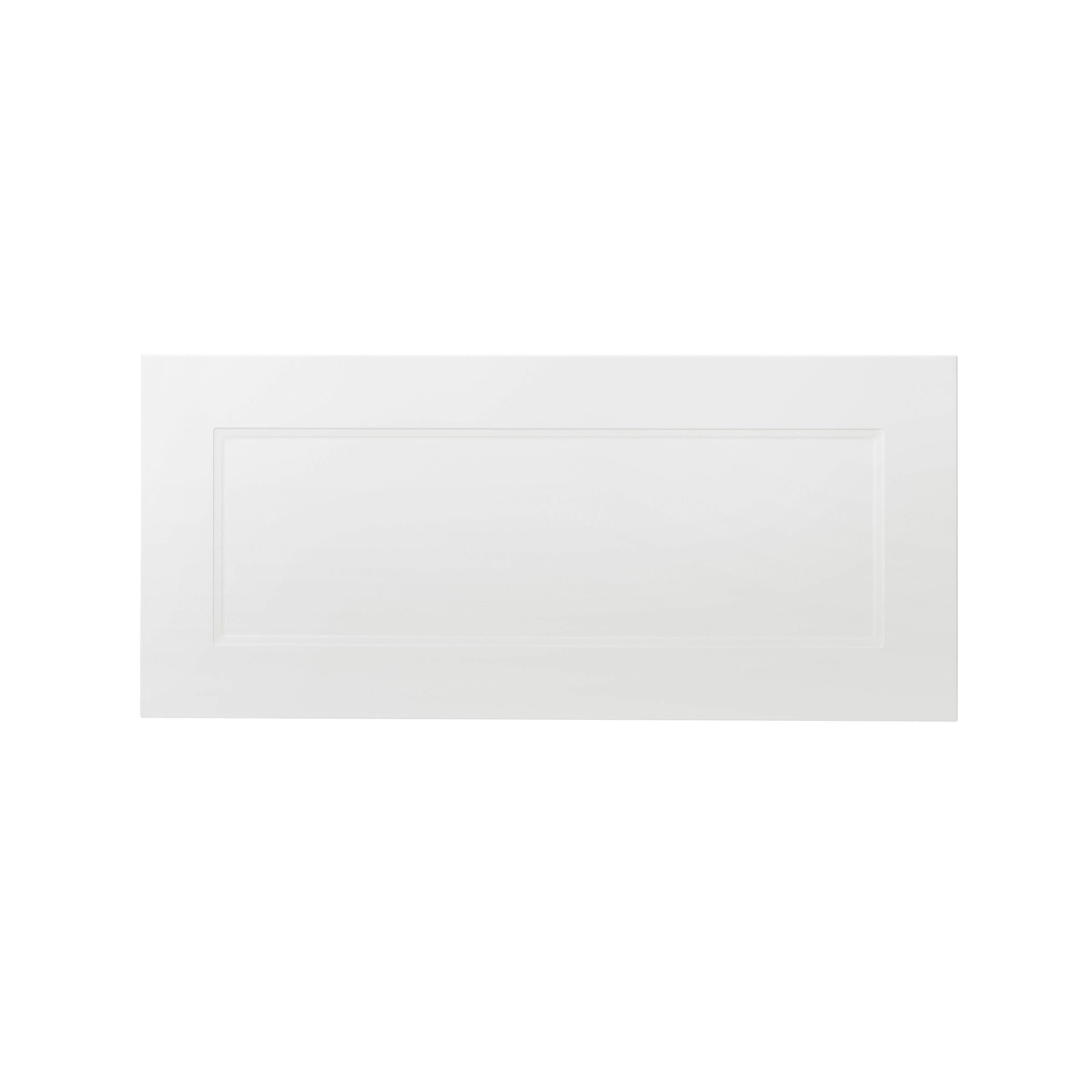 GoodHome Artemisia Matt white classic shaker Drawer front, bridging door & bi fold door, (W)800mm (H)356mm (T)18mm