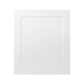 GoodHome Artemisia Matt white classic shaker Highline Cabinet door (W)600mm (H)715mm (T)18mm
