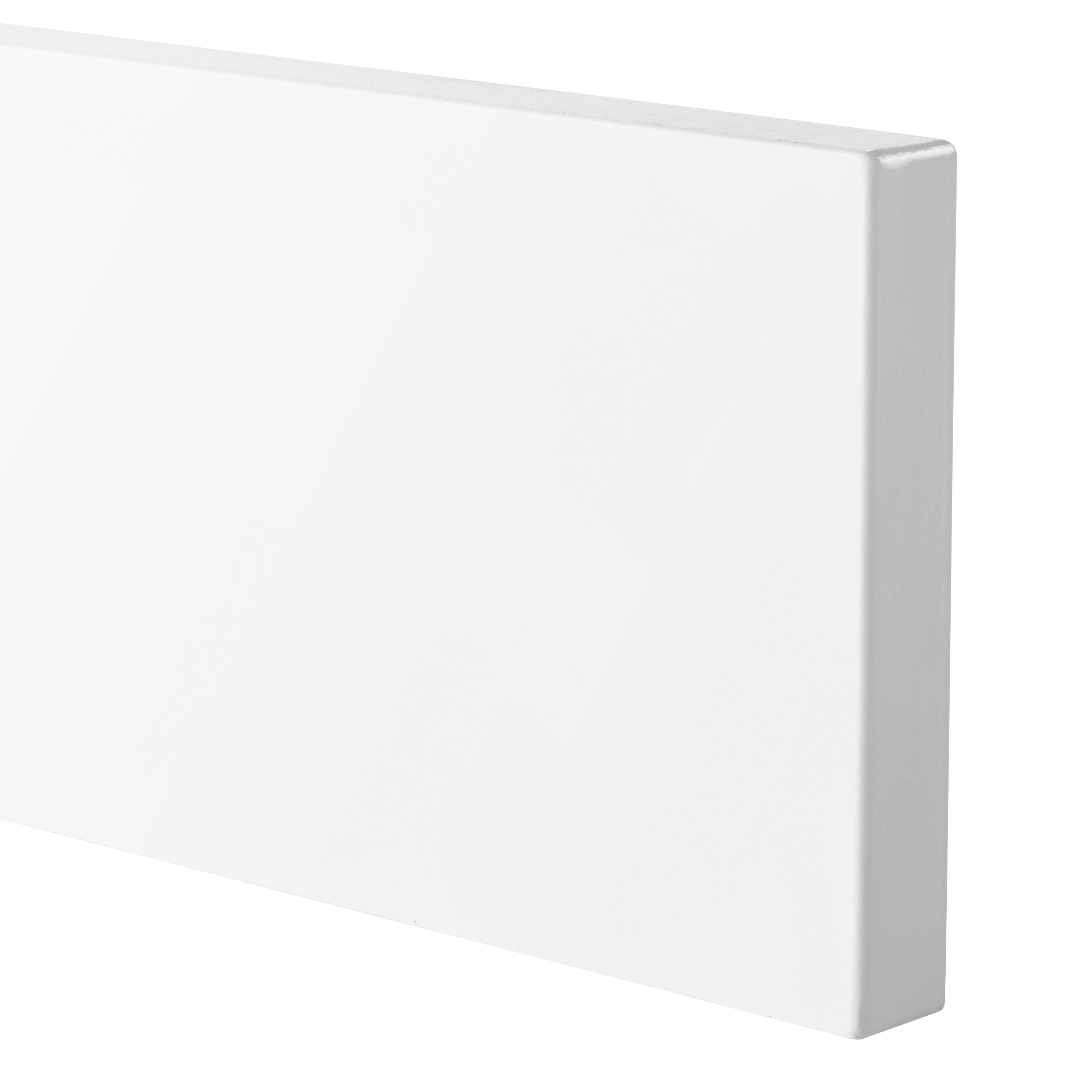 GoodHome Artemisia Matt white classic shaker Standard Appliance Filler panel (H)115mm (W)597mm