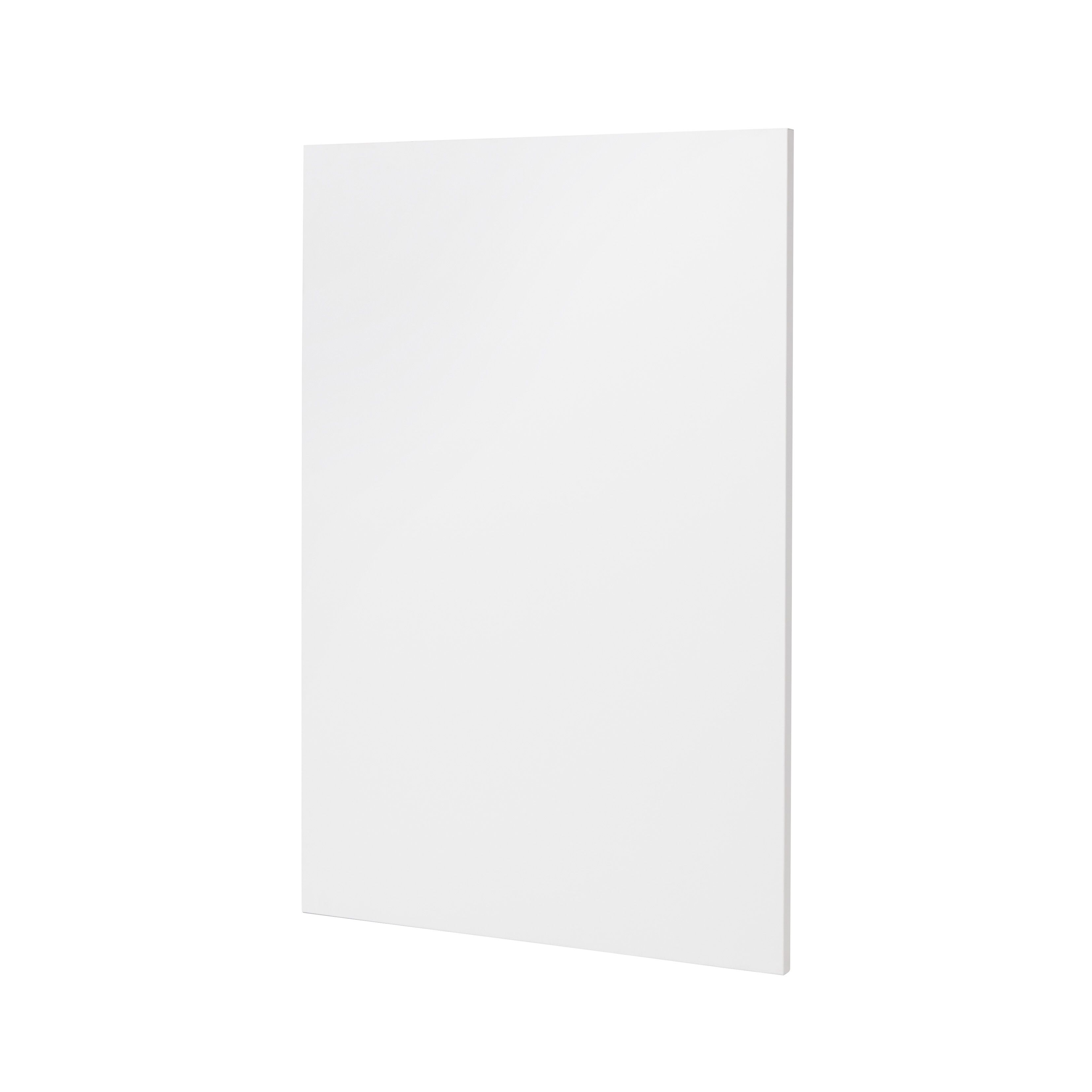 GoodHome Artemisia Matt white classic shaker Standard End panel (H)870mm (W)590mm