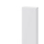 GoodHome Artemisia Matt white classic shaker Standard Moulded curve Appliance Filler panel (H)58mm (W)597mm