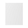 GoodHome Artemisia Matt white classic shaker Standard Moulded curve End panel (H)720mm (W)570mm