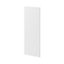 GoodHome Artemisia Matt white classic shaker Tall Moulded curve End panel (H)900mm (W)320mm