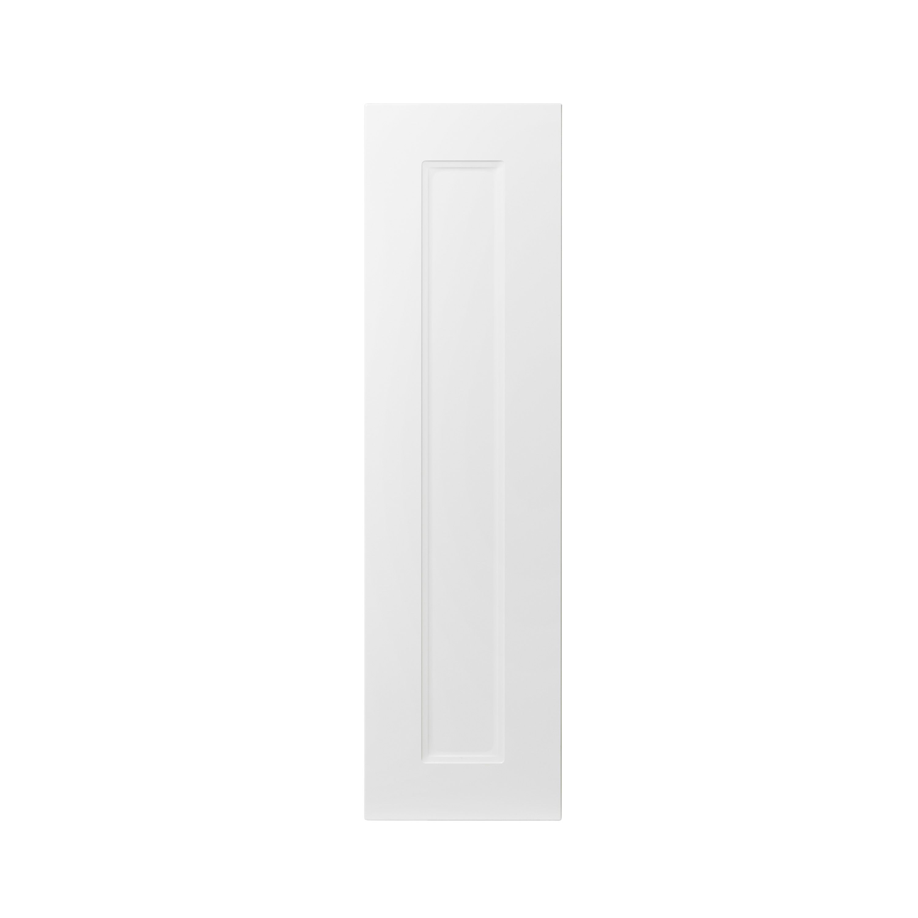 GoodHome Artemisia Matt white classic shaker Tall wall Cabinet door (W)250mm (H)895mm (T)18mm