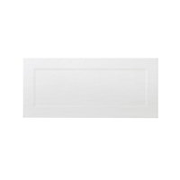 GoodHome Artemisia Matt white classic shaker Tall wall Cabinet door (W)400mm (H)895mm (T)18mm