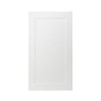 GoodHome Artemisia Matt white classic shaker Tall wall Cabinet door (W)500mm (H)895mm (T)18mm