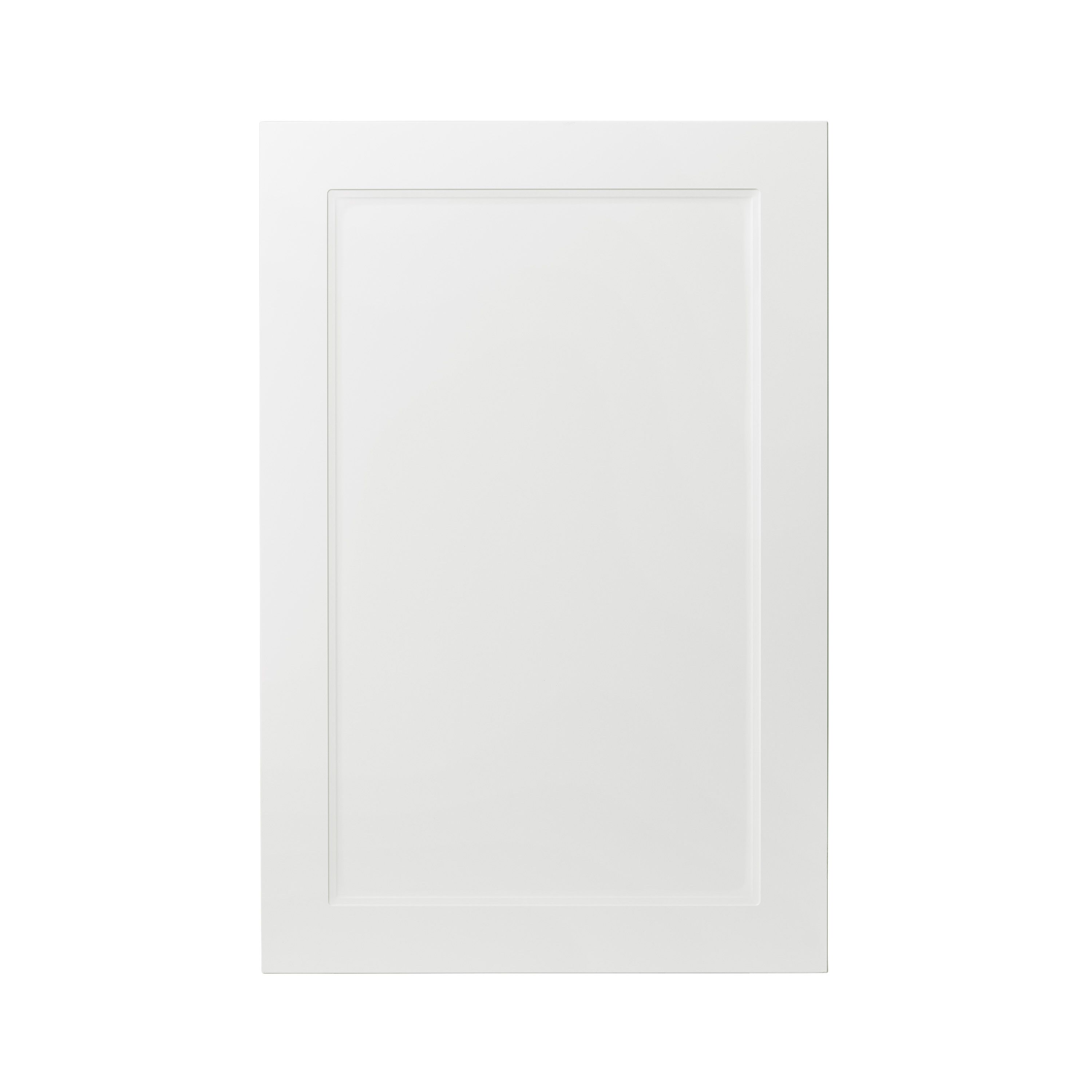 GoodHome Artemisia Matt white classic shaker Tall wall Cabinet door (W)600mm (H)895mm (T)18mm