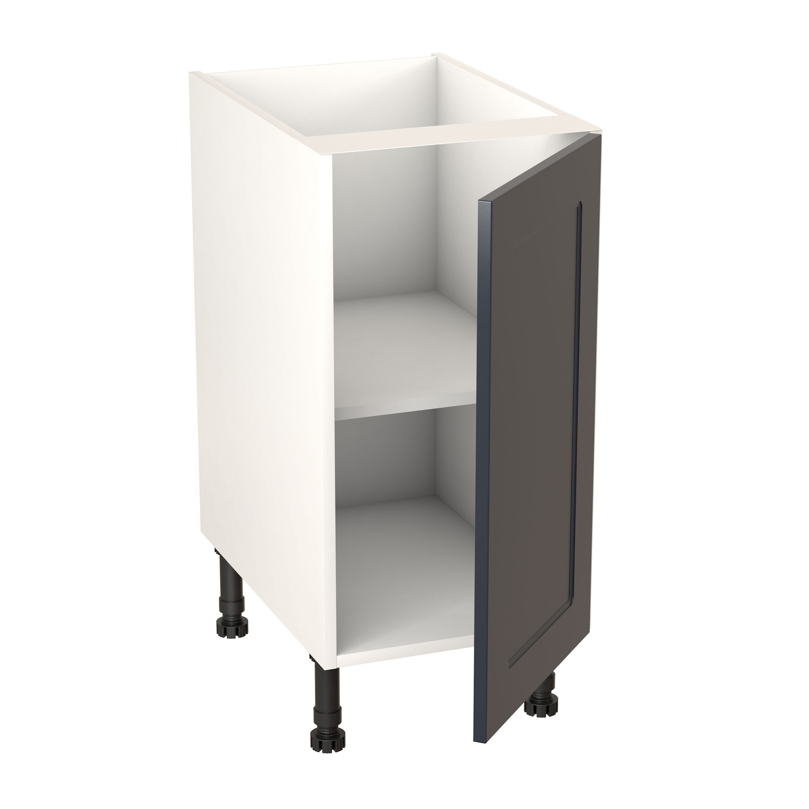 GoodHome Artemisia Midnight blue classic shaker Base Kitchen cabinet (W)400mm (H)720mm