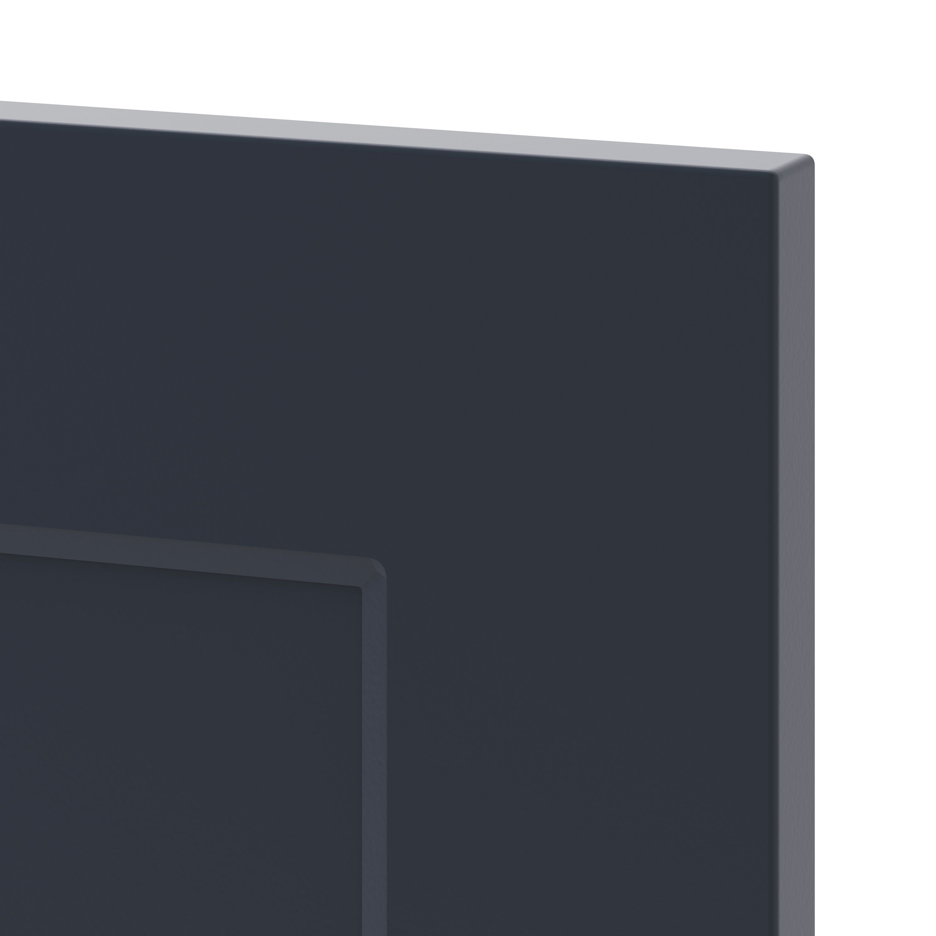 GoodHome Artemisia Midnight blue classic shaker Drawer front, bridging door & bi fold door, (W)800mm (H)356mm (T)18mm