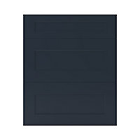 GoodHome Artemisia Midnight blue classic shaker Drawer front (W)600mm, Pack of 3