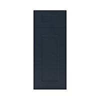 GoodHome Artemisia Midnight blue classic shaker Drawerline Cabinet door, (W)300mm (H)715mm (T)18mm
