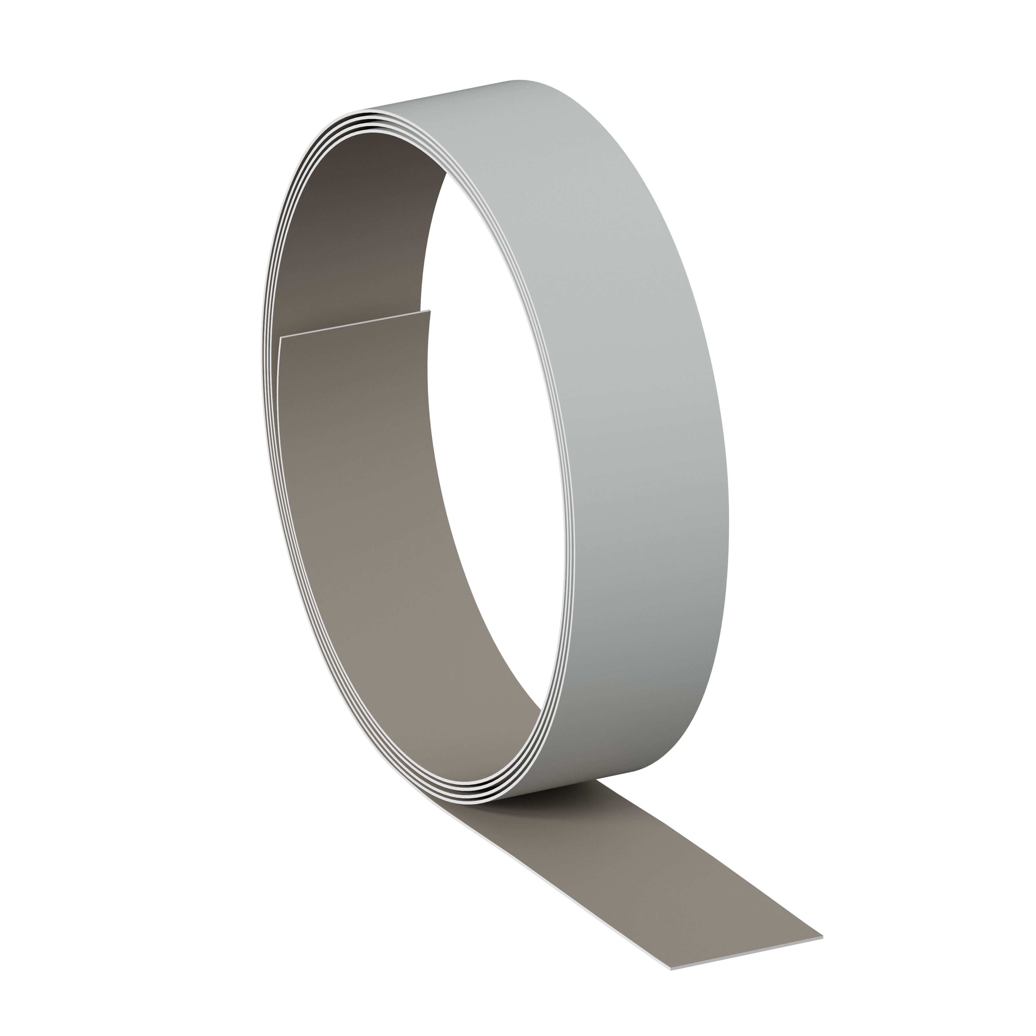 GoodHome Ashmead Dove Grey Edging tape, (L)10m (W)19mm