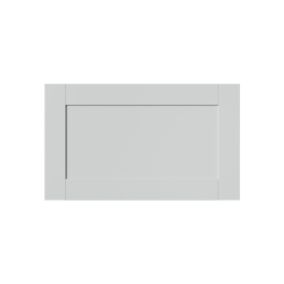 GoodHome Ashmead Matt dove grey Drawer front, bridging & bi fold door, (W)600mm (H)356mm (T)16mm