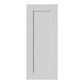 GoodHome Ashmead Matt dove grey Highline Cabinet door (W)300mm (H)715mm (T)16mm