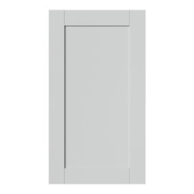 GoodHome Ashmead Matt dove grey Highline Cabinet door (W)400mm (H)715mm (T)16mm