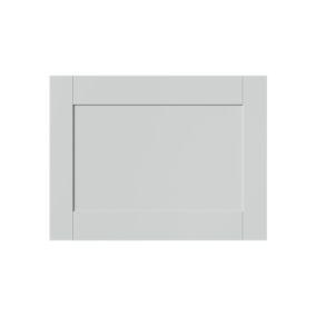 GoodHome Ashmead Matt dove grey Shaker Appliance Cabinet door (W)600mm (H)453mm (T)16mm