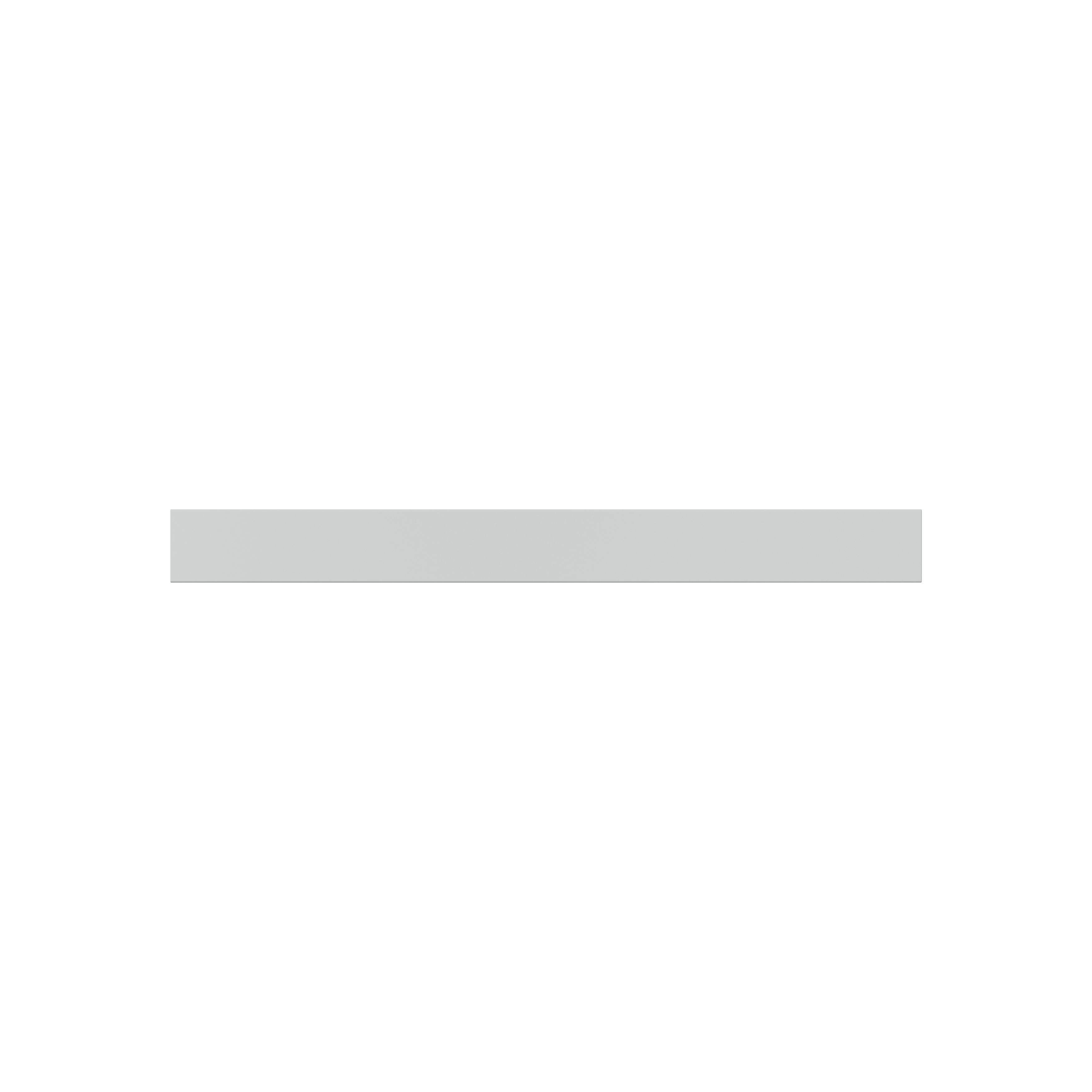 GoodHome Ashmead Matt dove grey Shaker Appliance Cabinet door (W)600mm (H)58mm (T)16mm