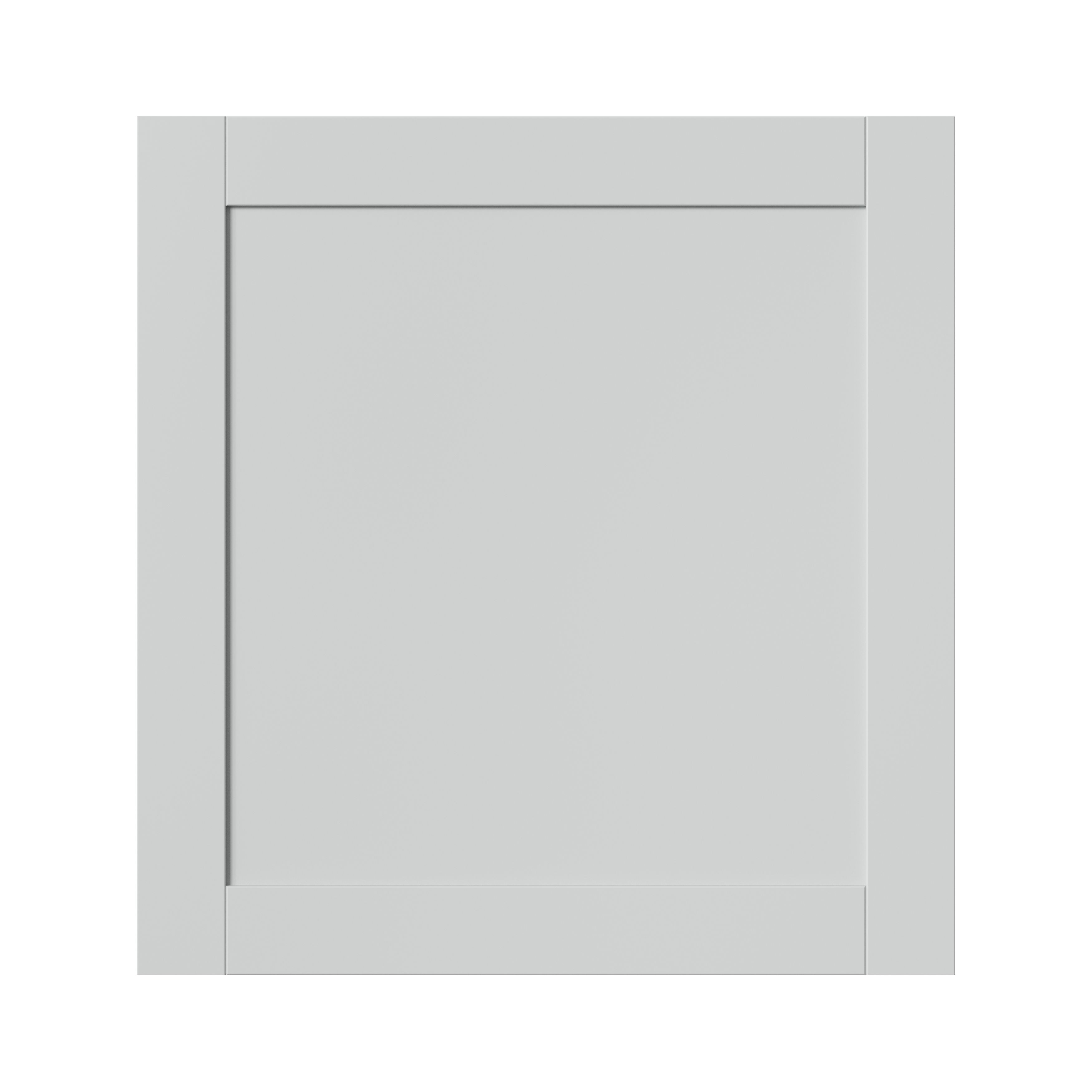 GoodHome Ashmead Matt dove grey Shaker Appliance Cabinet door (W)600mm (H)626mm (T)16mm