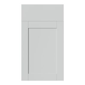 GoodHome Ashmead Matt dove grey Shaker Drawerline Cabinet door (W)400mm (H)715mm (T)16mm