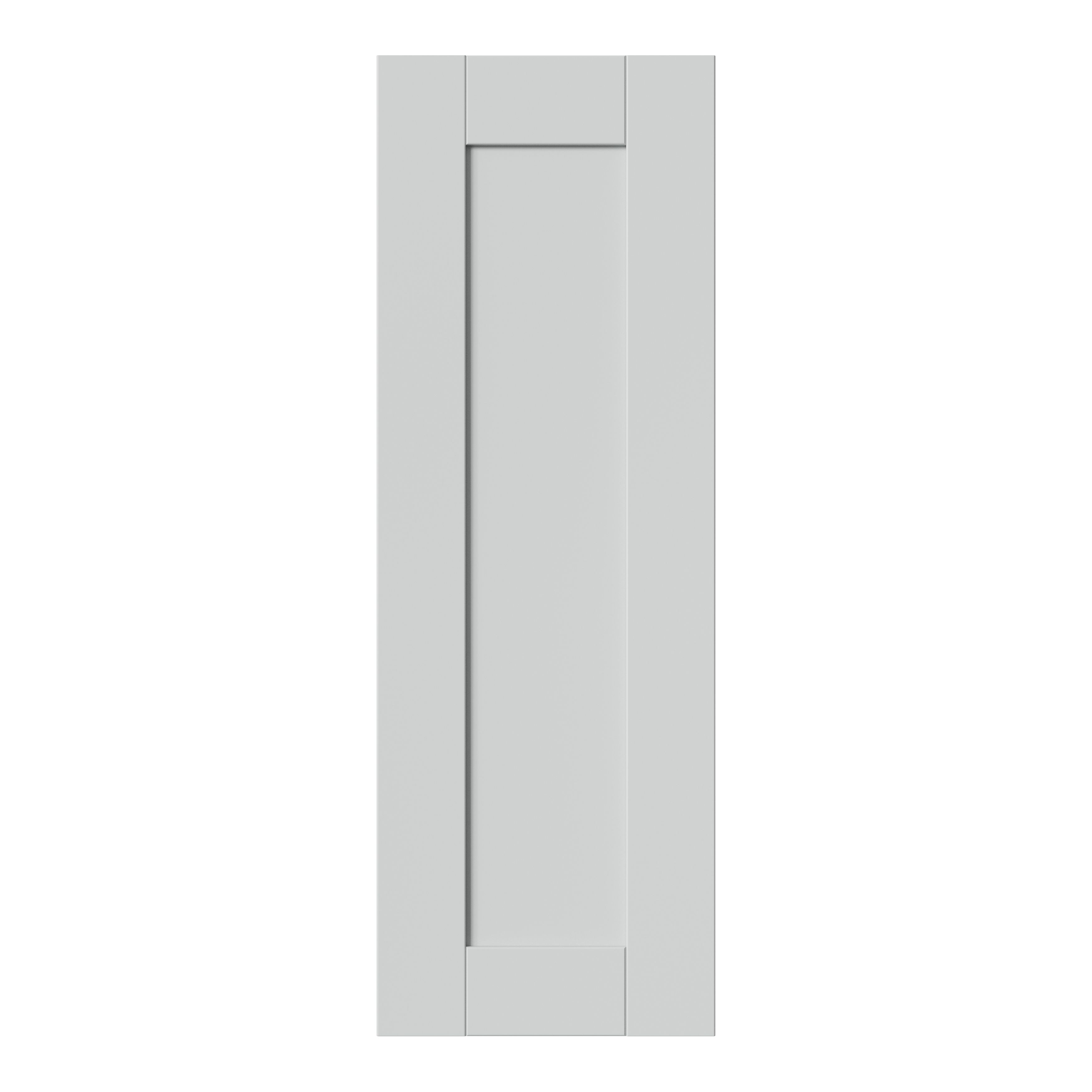 GoodHome Ashmead Matt dove grey Shaker Highline Cabinet door (W)250mm (H)715mm (T)16mm
