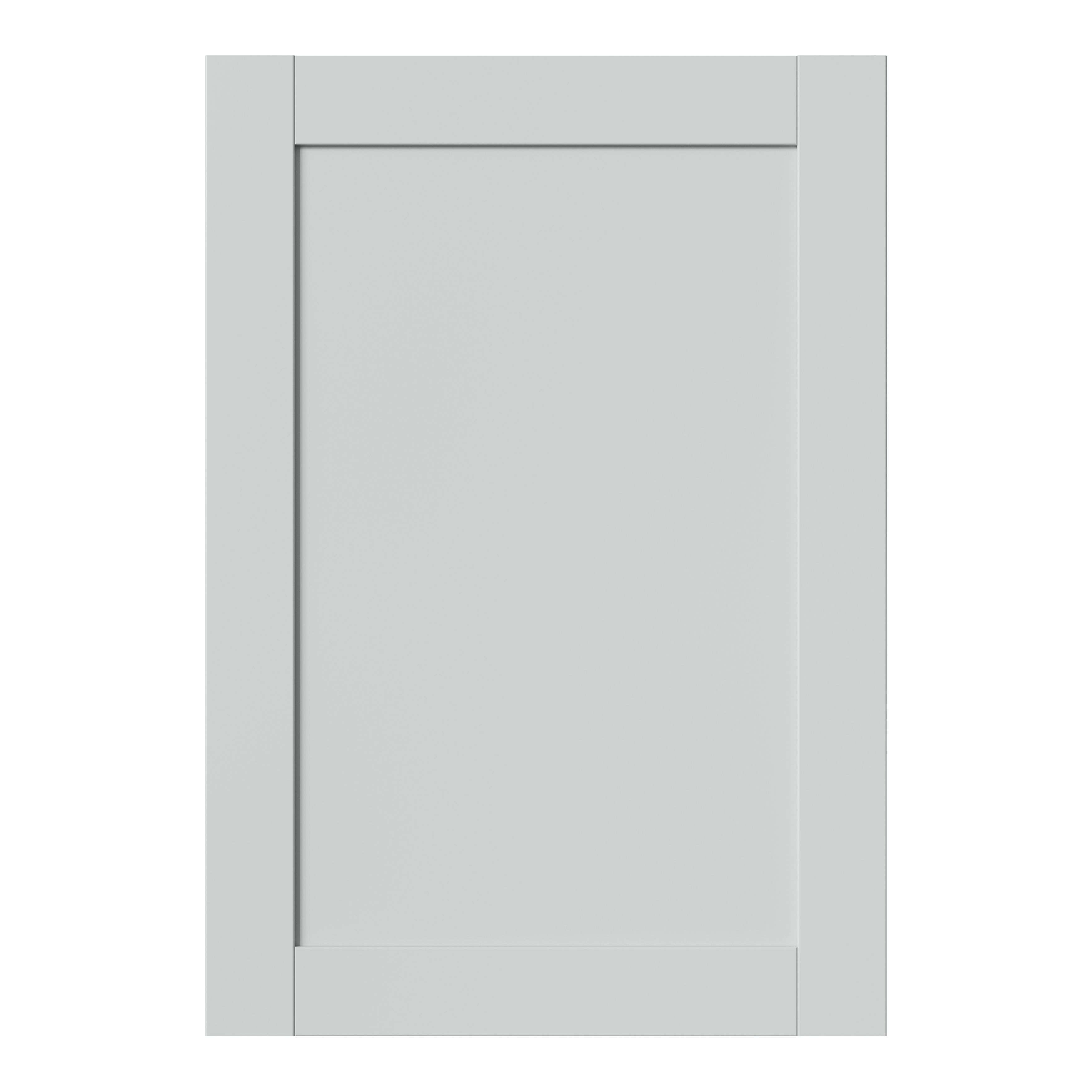 GoodHome Ashmead Matt dove grey Shaker Highline Cabinet door (W)500mm (H)715mm (T)16mm
