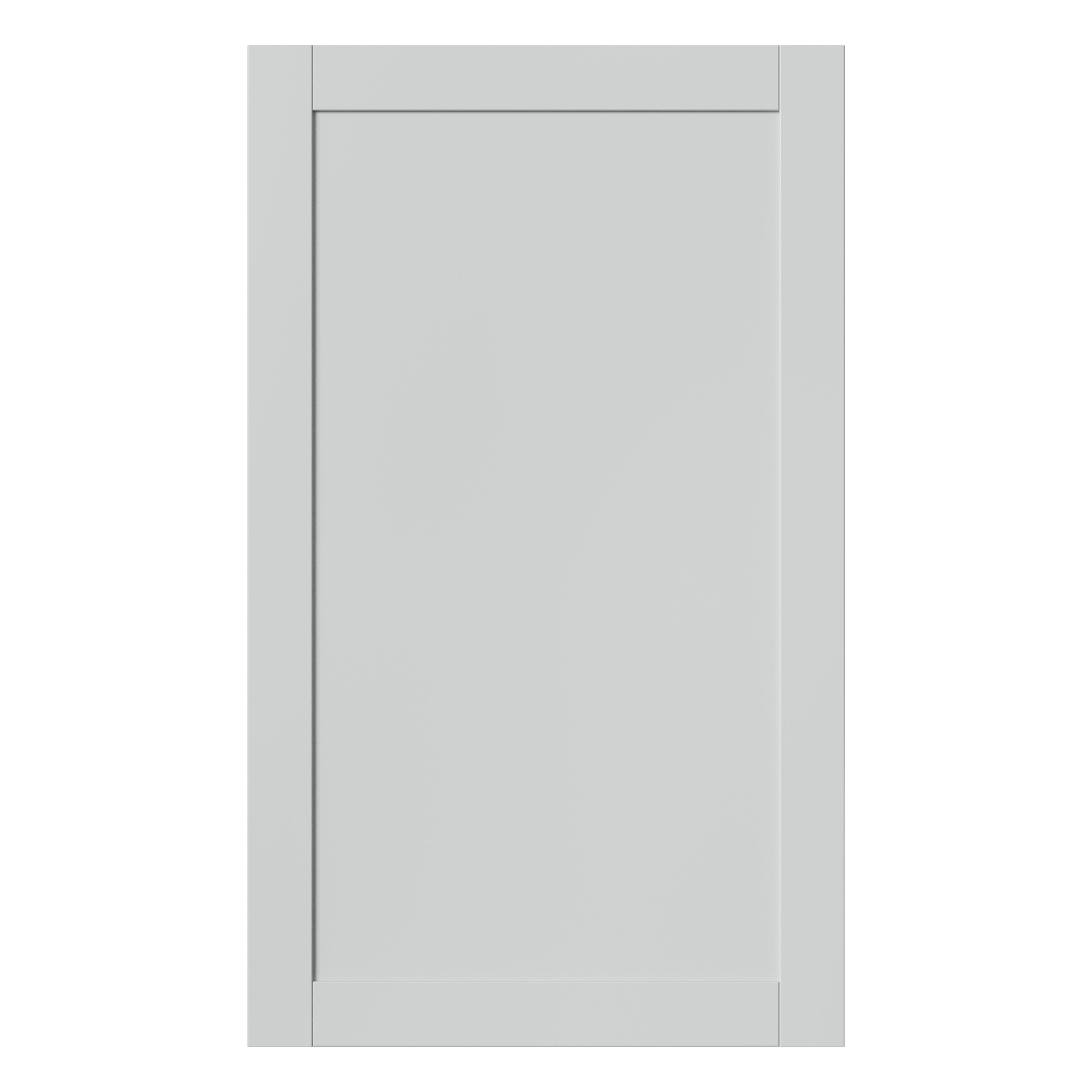 GoodHome Ashmead Matt dove grey Shaker Larder Cabinet door (W)600mm (H)1001mm (T)16mm