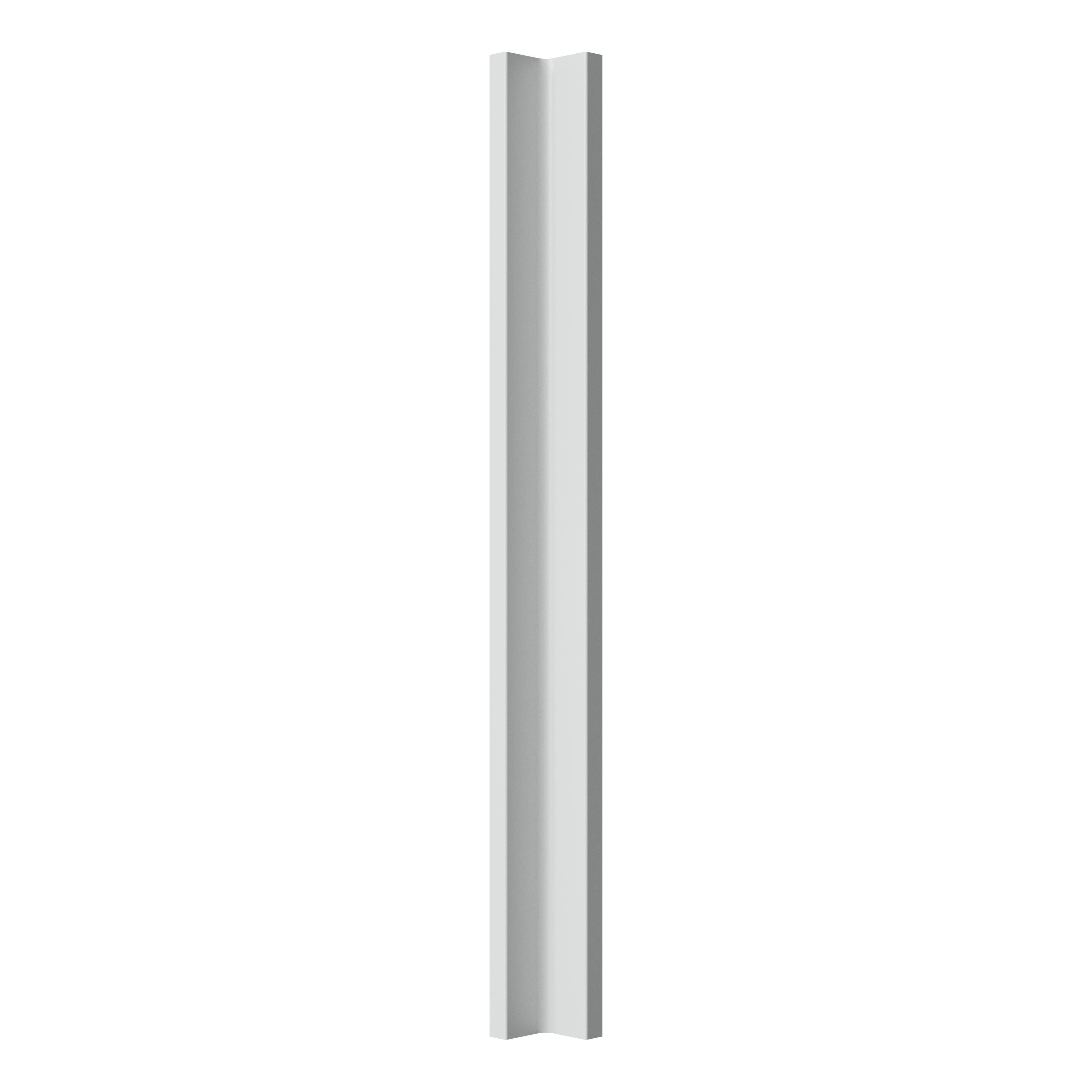 GoodHome Ashmead Matt dove grey Standard Corner post, (W)59mm (L)715mm
