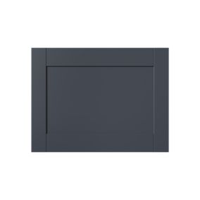 GoodHome Ashmead Matt midnight blue Appliance Cabinet door (W)600mm (H)453mm (T)16mm