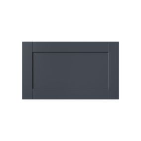 GoodHome Ashmead Matt midnight blue Drawer front, bridging & bi fold door, (W)600mm (H)356mm (T)16mm