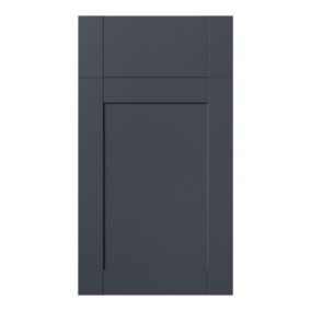 GoodHome Ashmead Matt midnight blue Drawerline Cabinet door (W)400mm (H)715mm (T)16mm