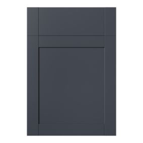 GoodHome Ashmead Matt midnight blue Drawerline Cabinet door (W)500mm (H)715mm (T)16mm