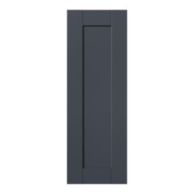 GoodHome Ashmead Matt midnight blue Highline Cabinet door (W)250mm (H)715mm (T)16mm