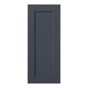 GoodHome Ashmead Matt midnight blue Highline Cabinet door (W)300mm (H)715mm (T)16mm