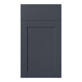 GoodHome Ashmead Matt midnight blue Shaker Drawerline Cabinet door (W)400mm (H)715mm (T)16mm